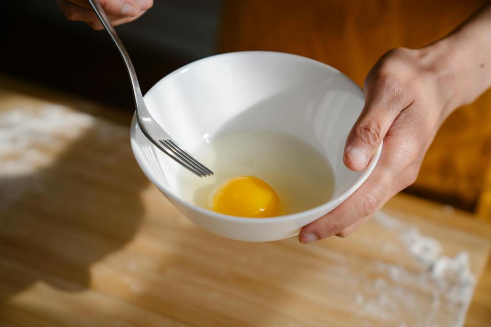 holding egg
