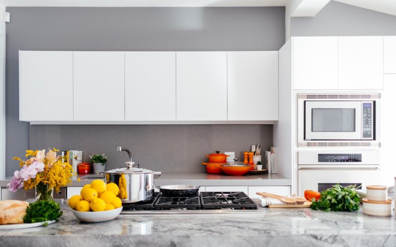 white over-the-range oven